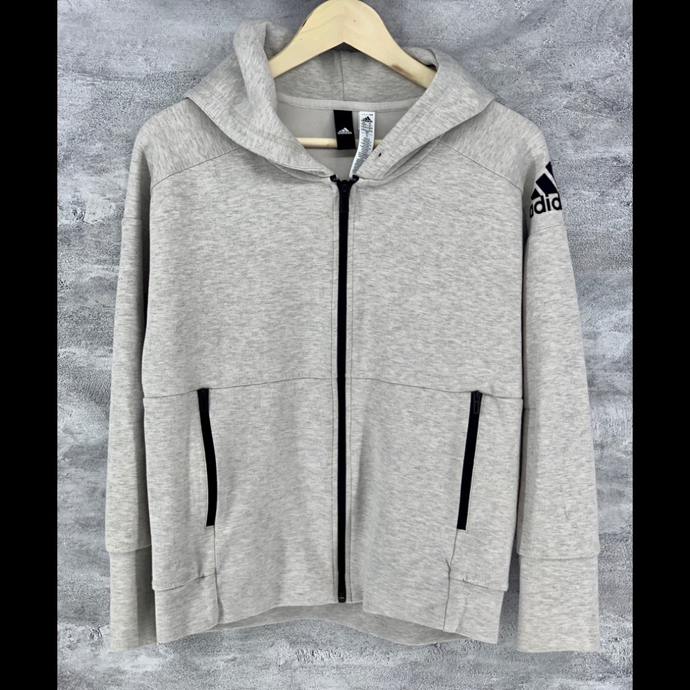 Adidas ID Stadium Jacket Full Zip-Up Hoodie WMN SM